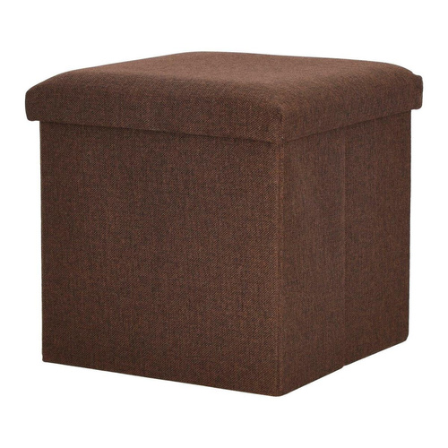 Pufa Intesi Vels Vintage brązowa