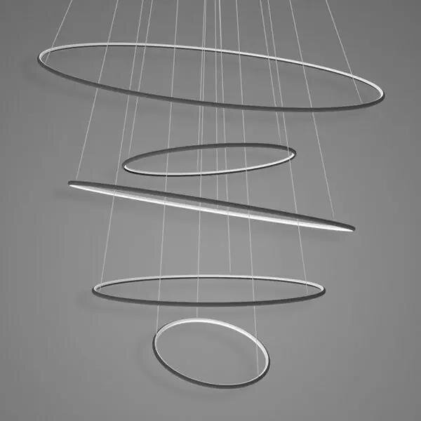 LED-Hängeleuchte Ledowe Okręgi No.5 – Gesamtansicht