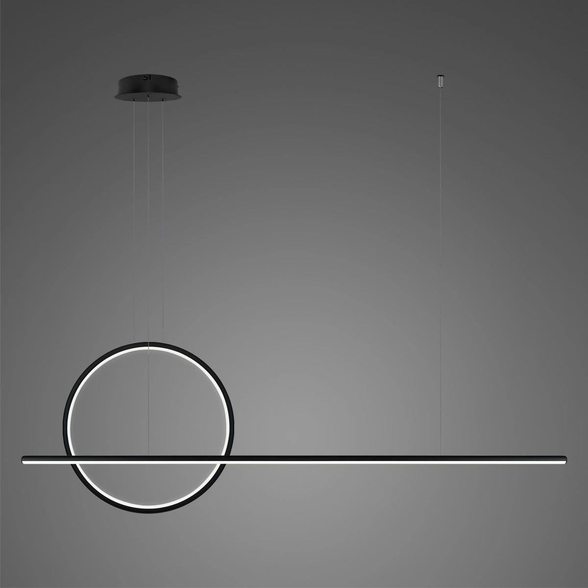 Pendelleuchte Linea No.2 40cm 4k schwarz Dali – Gesamtansicht