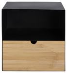 Szafka nocna Joliet czarny/naturalny