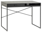 Biurko Seaford z szufladą czarne