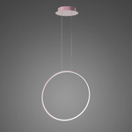 Lampa wisząca Ledowe Okręgi No.1 X 60cm 3k Różowe Złoto Dali