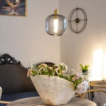  Lampa wisząca - Polar dymiony/szary