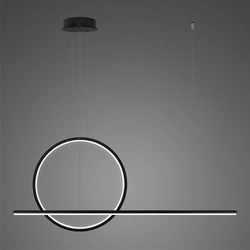 Lampa wisząca Linea No.2 100 40cm czarna 3k 