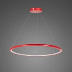 Lampa wisząca Ledowe Okręgi No.1 100cm 4k czerwona