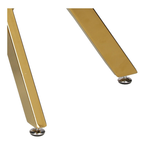 Stolik kawowy Amber 60cm transparentny/   złoty