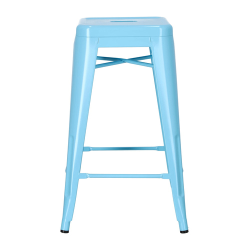 Hoker Paris 66cm niebieski inspirowany Tolix