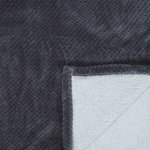 Koc Sherpa szary 180x220cm gruby          pikowany