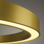 Ledowa Lampa wisząca Billions No.4 40cm 3k złota 