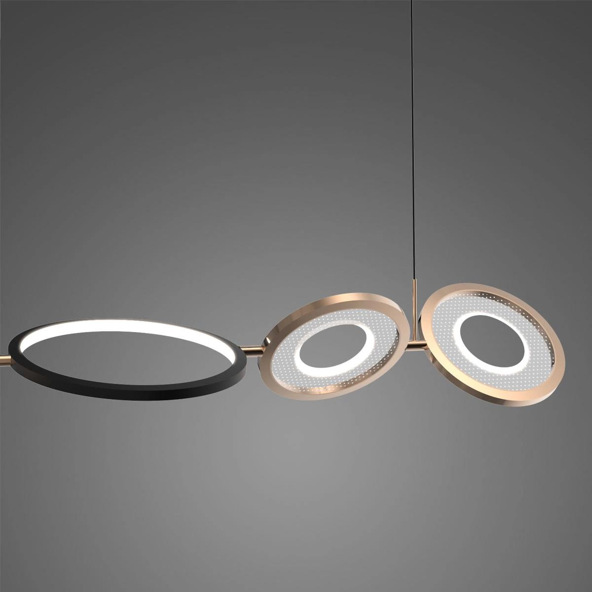 LED-Hängeleuchte Seppia No.4 mit Höhenverstellung