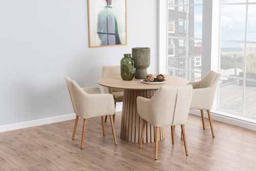 Stół Christo 120cm dąb bielony