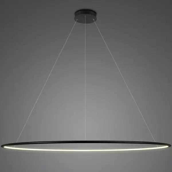 LED-Pendelleuchte Ledowe Okręgi No.1 230cm 3k schwarz Dali – Gesamtansicht
