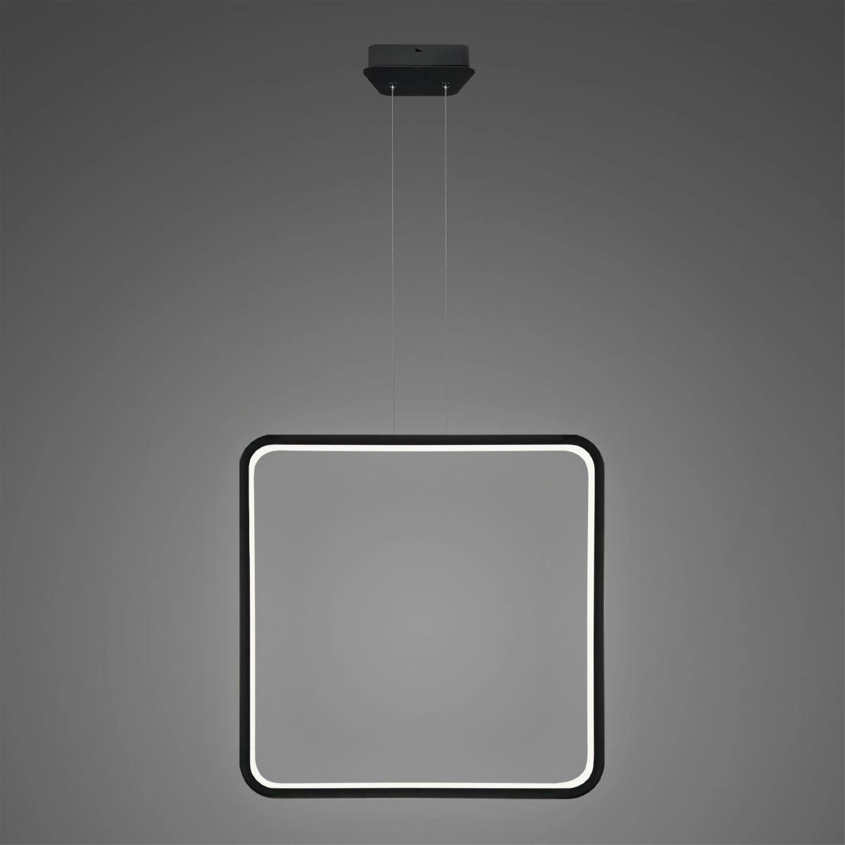 Lampa wisząca Ledowe Kwadraty No.1 X 80 4k czarna Dali