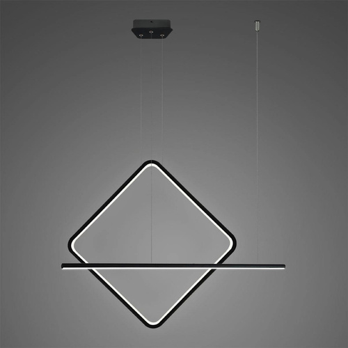 Lampa wisząca Linea No.4 A 80cm czarna 3k 