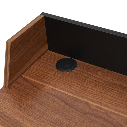 Biurko Brico orzech/ czarne