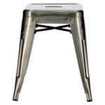 Stołek Paris metaliczny inspirowany       Tolix