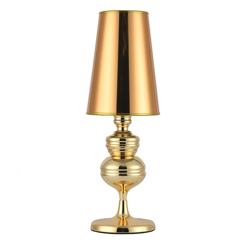 Lampa stołowa QUEEN złota 25 cm