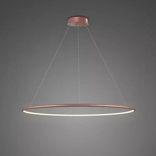 LED-Pendelleuchte Ledowe Okręgi No.1 80cm 3k Roségold Dali - Gesamtansicht