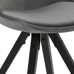 Krzesło Dima VIC dark grey /black