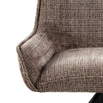 Krzesło Eddie obrotowe brązowe Juto 24