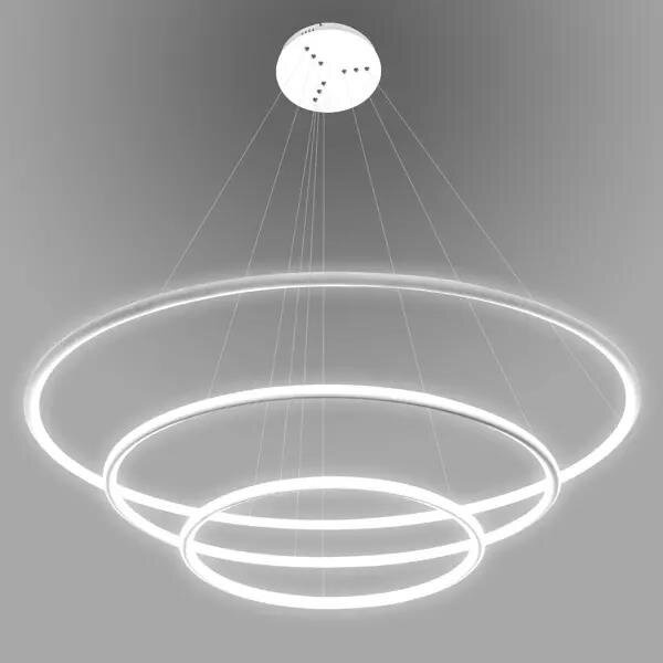 Moderne LED-Leuchte weiß Nahaufnahme