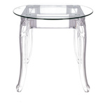 Stół Ghost 80cm transparentny