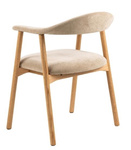 Krzesło Addi  beżowe/ dąb Danny beige 3