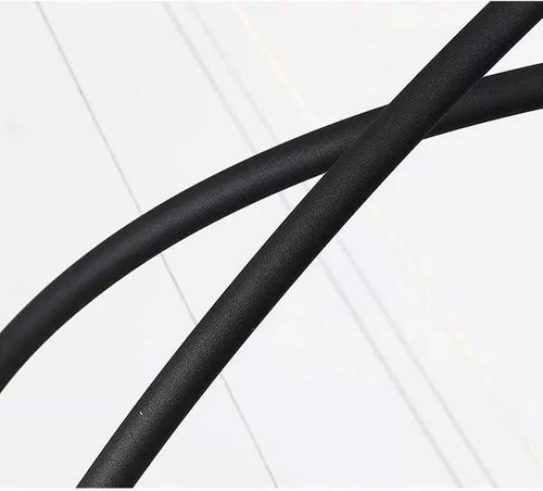 Lampa wisząca Ledowe Okręgi No.5 120cm czarna 4k Dali