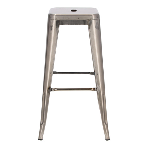 Hoker Paris 75cm. metaliczny insp. Tolix