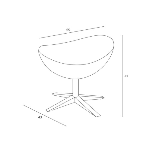 Fotel Jajo Soft z podn. wełna YQ-05 niebieski