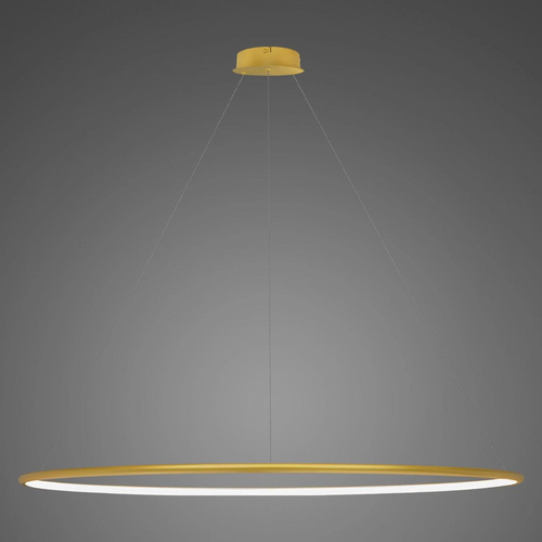 Lampa wisząca Ledowe Okręgi No.1 180cm 4k złoty 