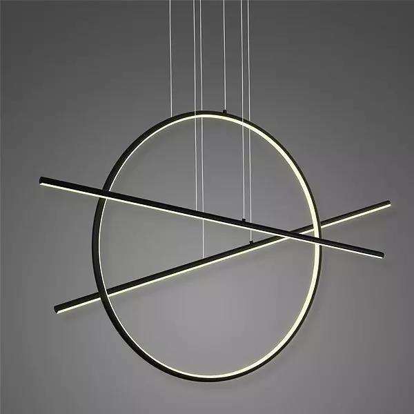 schwarzer Ring | LED Inspiration | moderne LED-Leuchte | moderne Lampe | LED-Beleuchtung | Tageslichtfarbe | LED | schwarze Lampe | moderner Stil | neues Design