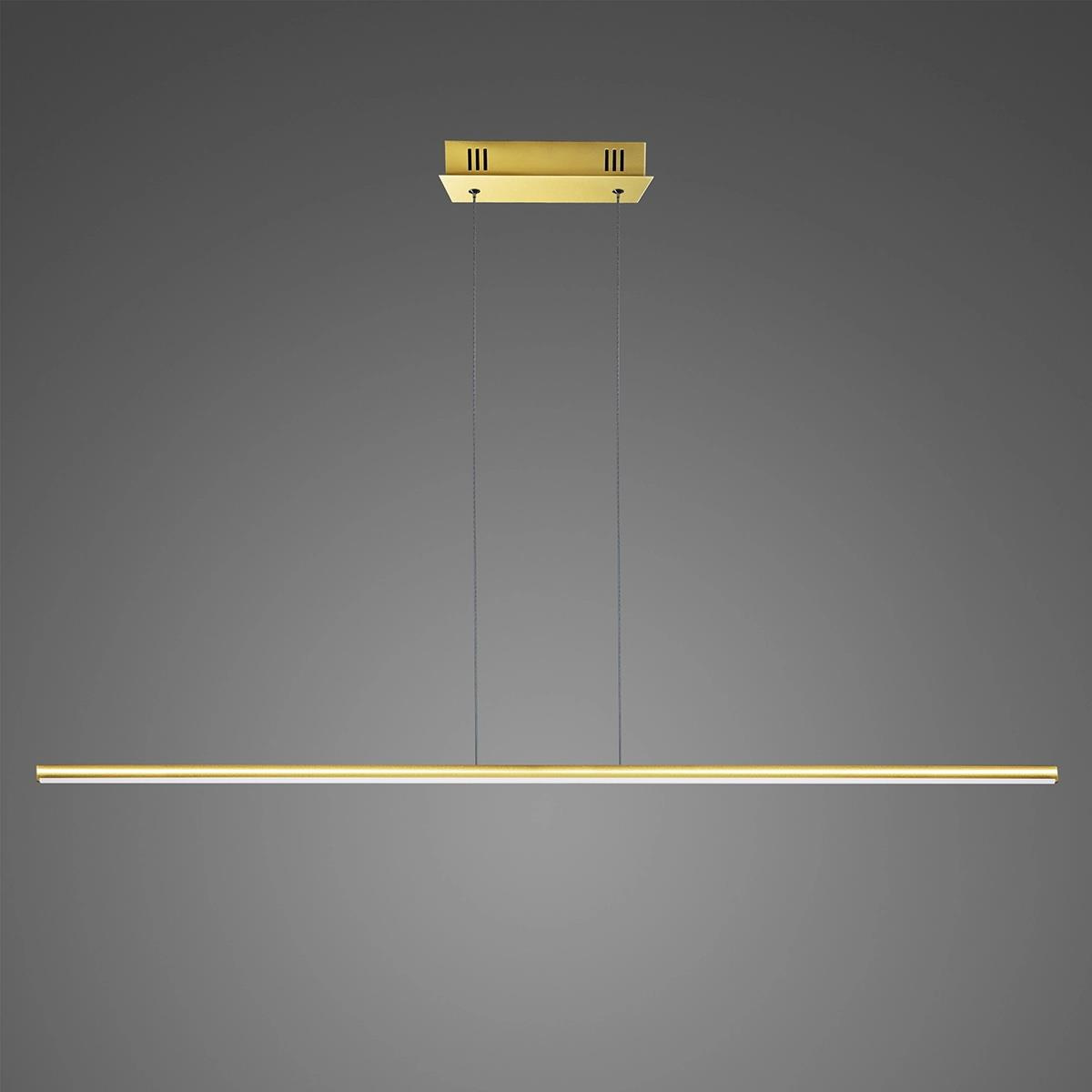 Hängeleuchte Linea No.1 120cm 4k gold Dali – Gesamtansicht
