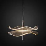Lampa wisząca Mariposa różowe złoto 3000K
