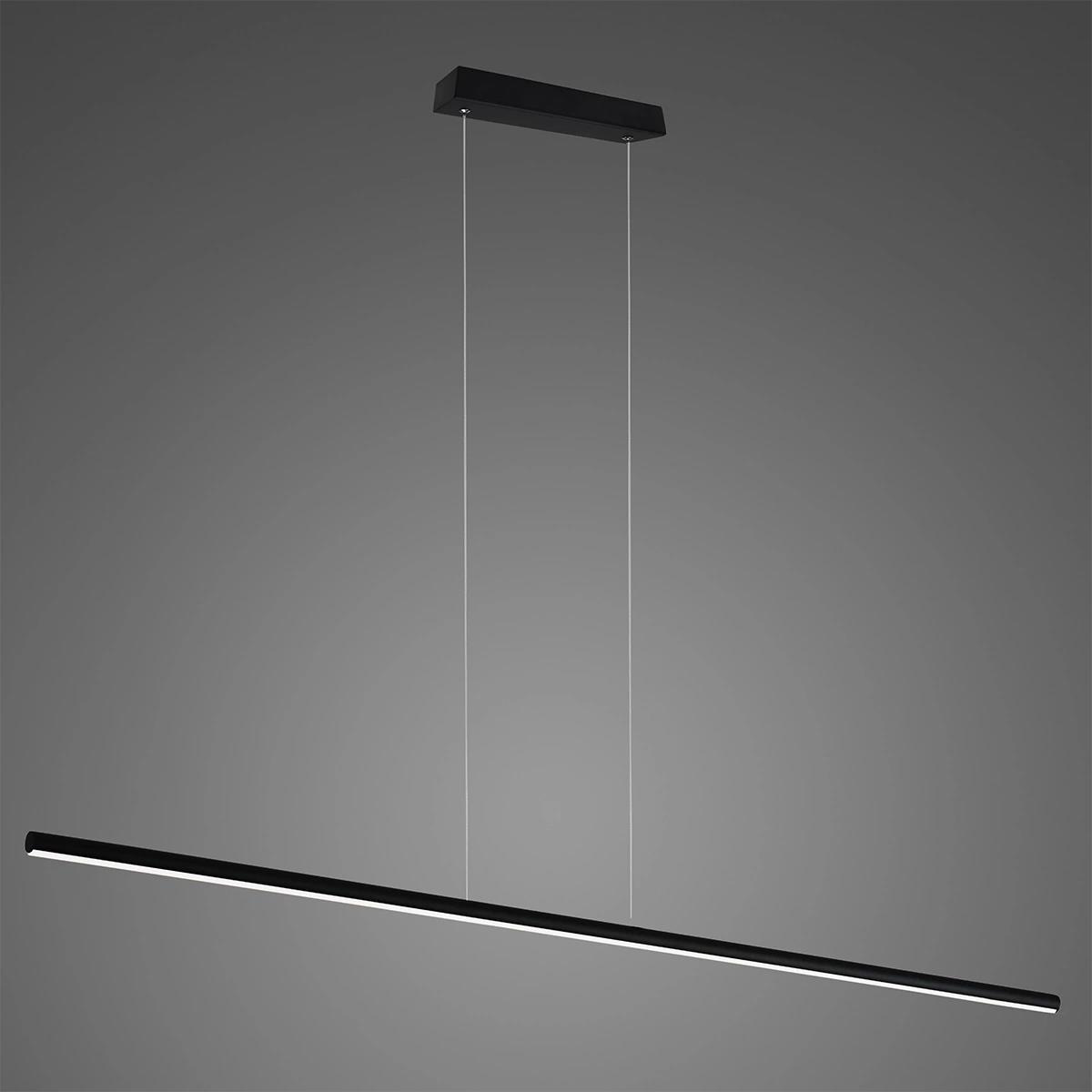 LED-Leuchte, modernes Design, Hängeleuchte, LED-Lampe, schwarze Deckenleuchte