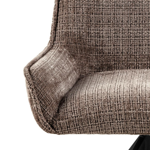 Krzesło Eddie obrotowe brązowe Juto 24