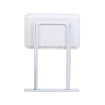 Stolik składany Hofuf biały z tacą