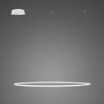 Lampa wisząca Ledowe Okręgi No.1 120cm 3k biała pająk