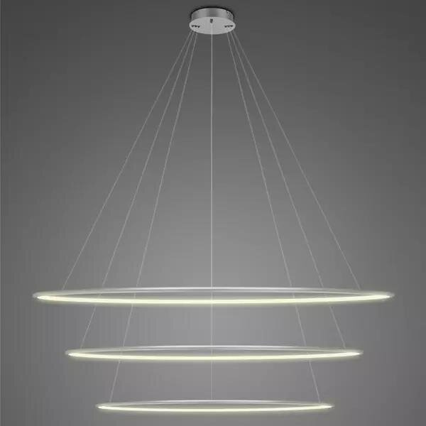 LED-Pendelleuchte Kreise No.3 150cm 3k silber Dali