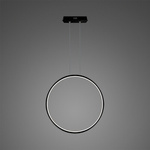 Lampa wisząca Ledowe Okręgi No.1 X 60cm czarny 4k ściemnialna