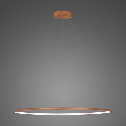 Lampa wisząca Ledowe Okręgi No.1 100cm 3k miedziana