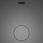 Lampa wisząca Ledowe Okręgi No.1 X 40cm 3k 22W czarny