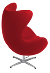 Fotel Jajo czerwony kaszmir 24 Premium
