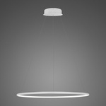 Lampa wisząca Ledowe Okręgi No.1 60cm 3k biała ściemnialna 