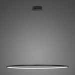 Lampa wisząca Ledowe Okręgi No.1 120cm 4k czarna Dali