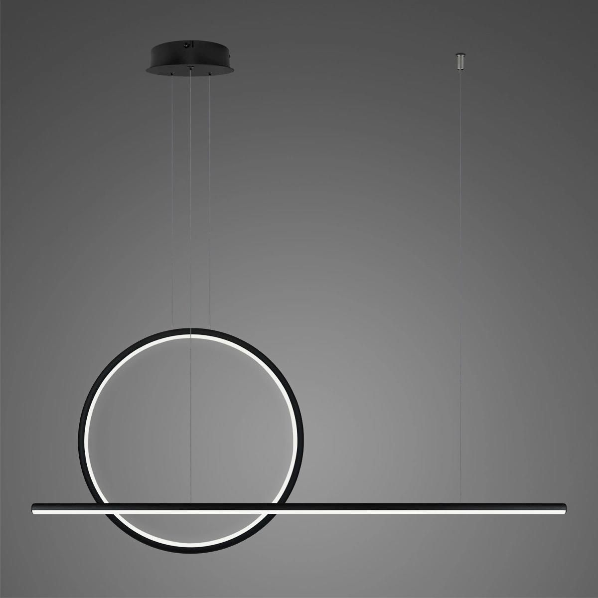 Hängeleuchte Linea No.2 100 40cm schwarz 3k