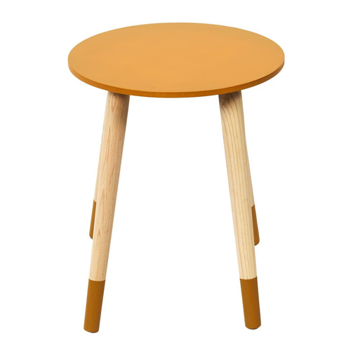 Zestaw 2 stolików Trundle niebieski  i pomarańczowy