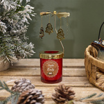 Świeca zapachowa świąteczna karuzela      czerwona