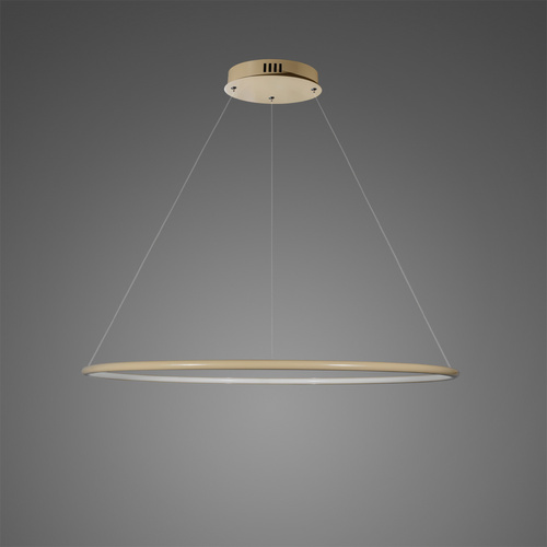 Lampa wisząca Ledowe Okręgi No.1 60cm 3k mocha