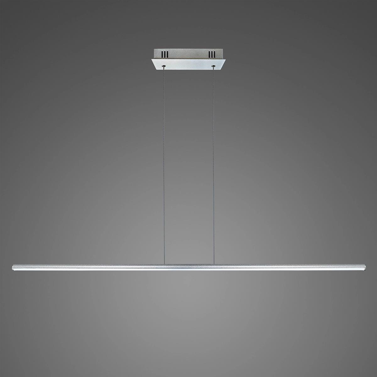 Hängeleuchte Linea No.1 120cm silber – Gesamtansicht